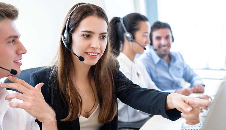 Outsourced customer Service agents